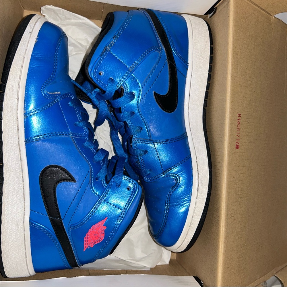 Air Jordan 1 Mid BG sport blue with box